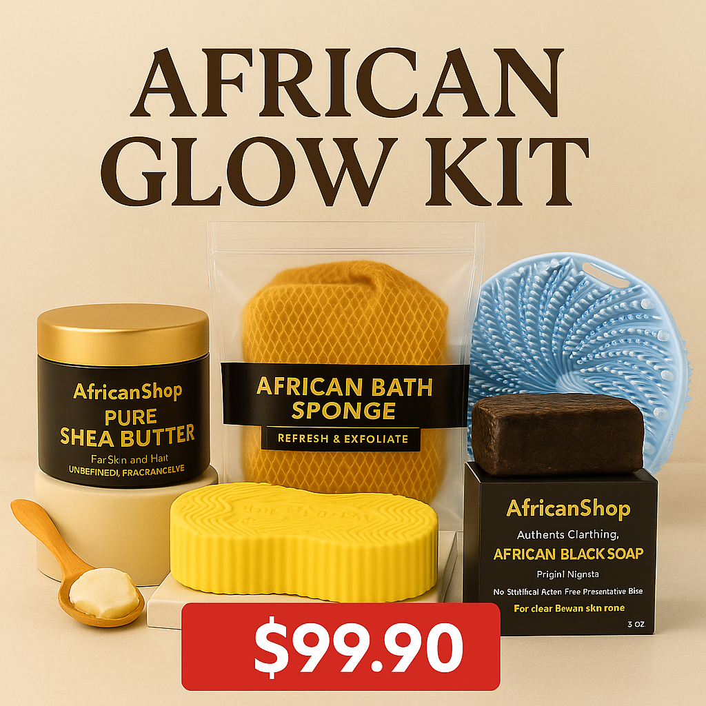 100% Authentic African Exfoliating Net Sponge
