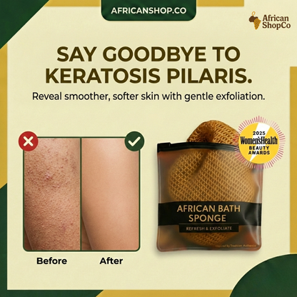 100% Authentic African Exfoliating Net Sponge