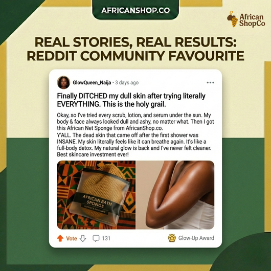 The Authentic African Exfoliation Tool That Makes Skin Baby-Smooth After 1 Shower
