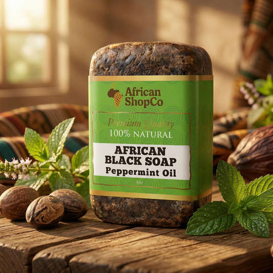 African Black Soap Peppermint Oil