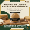 The Authentic African Exfoliation Sponge