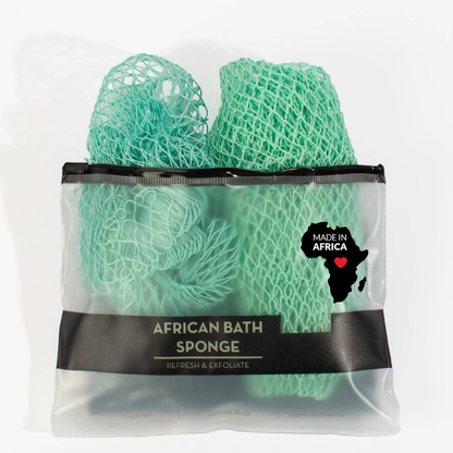 Face & Body Authentic African Exfoliating Net Sponge Set