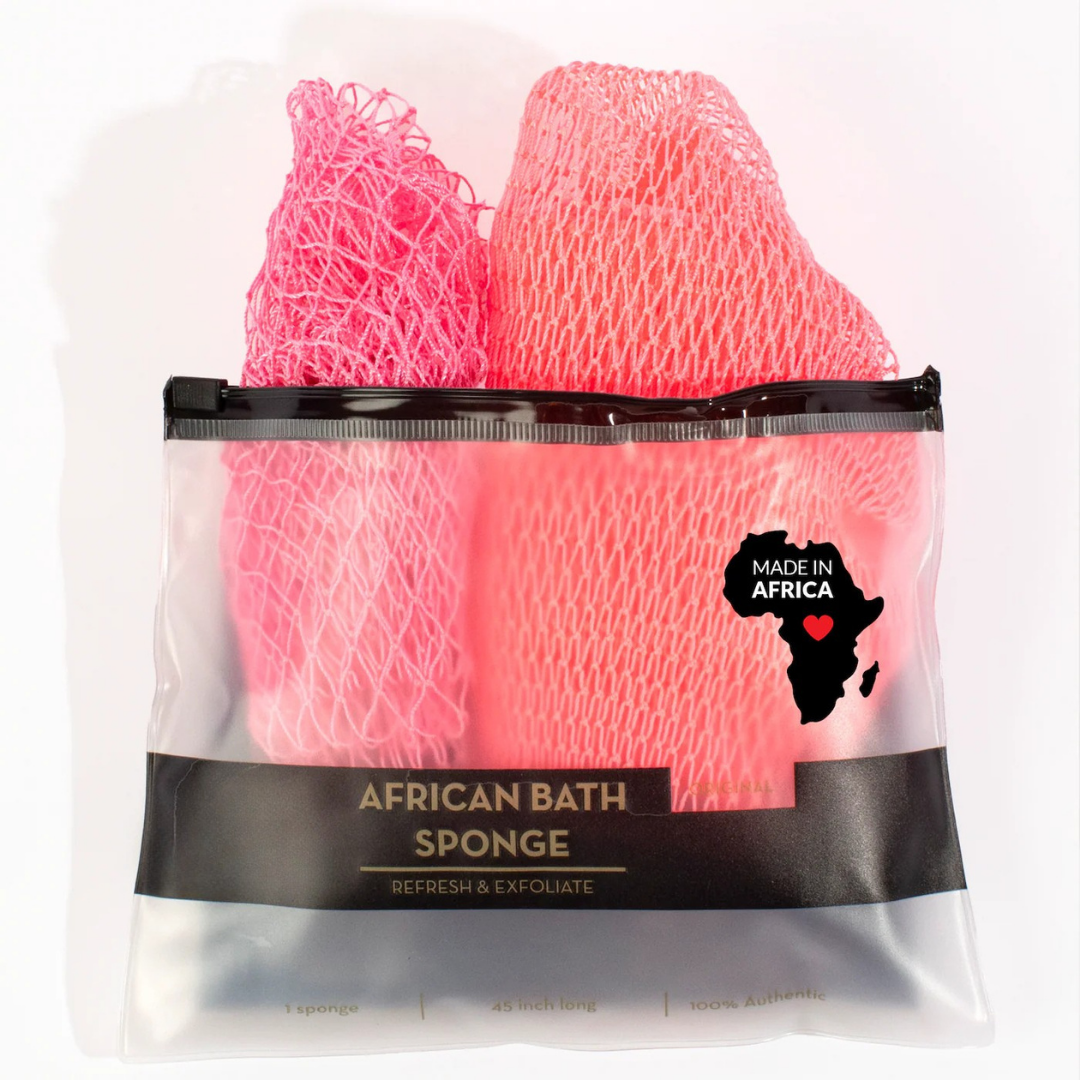 Face & Body Authentic African Exfoliating Net Sponge Set