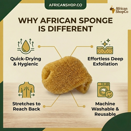 The Authentic African Exfoliation Tool That Makes Skin Baby-Smooth After 1 Shower
