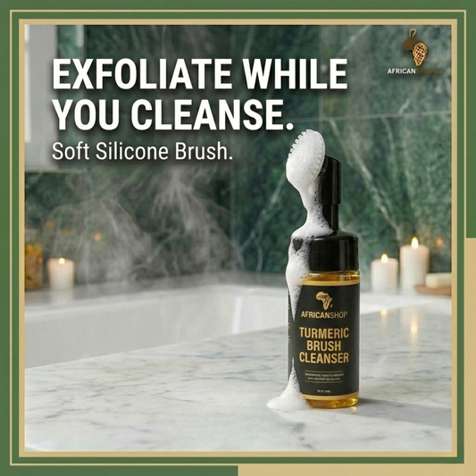 Turmeric Cleanser With a Brush
