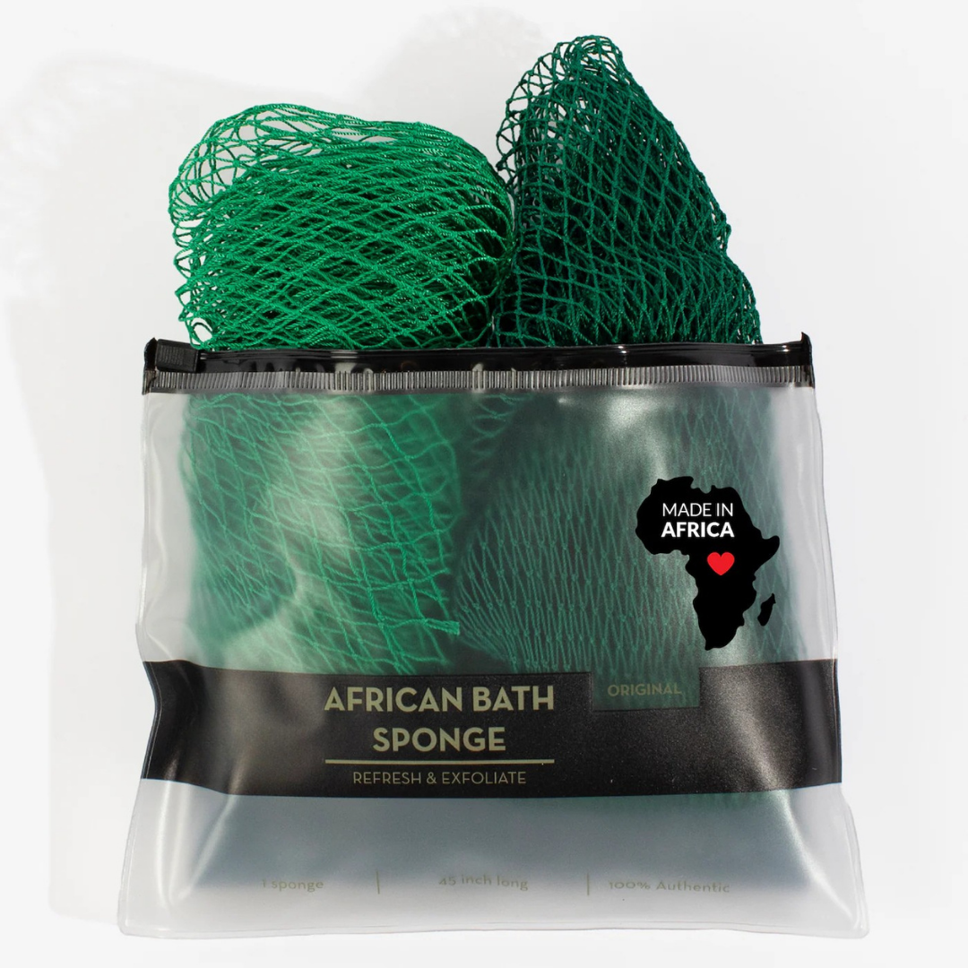 Face & Body Authentic African Exfoliating Net Sponge Set
