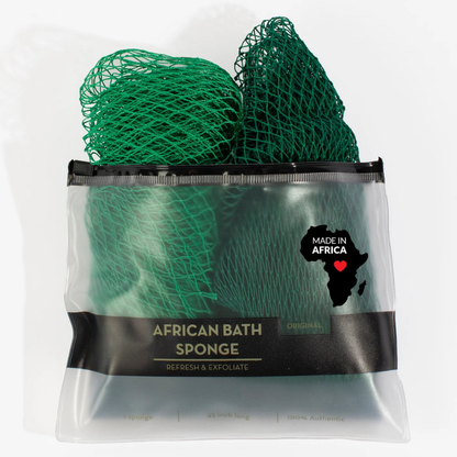 Face & Body Authentic African Exfoliating Net Sponge Set