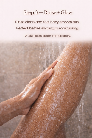 Step 3 — Rinse + Glow