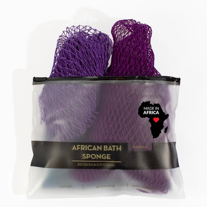 Face & Body Authentic African Exfoliating Net Sponge Set