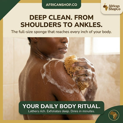 Face & Body Authentic African Exfoliating Net Sponge Set