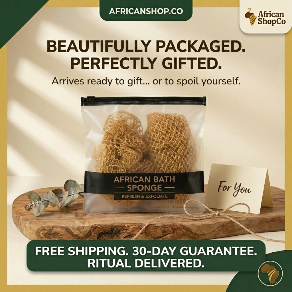 Face & Body Authentic African Exfoliating Net Sponge Set