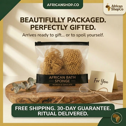 Face & Body Authentic African Exfoliating Net Sponge Set
