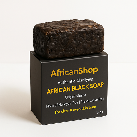%100 African Black Soap