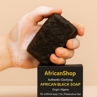 %100 African Black Soap