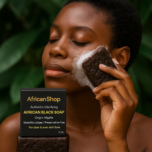 %100 African Black Soap