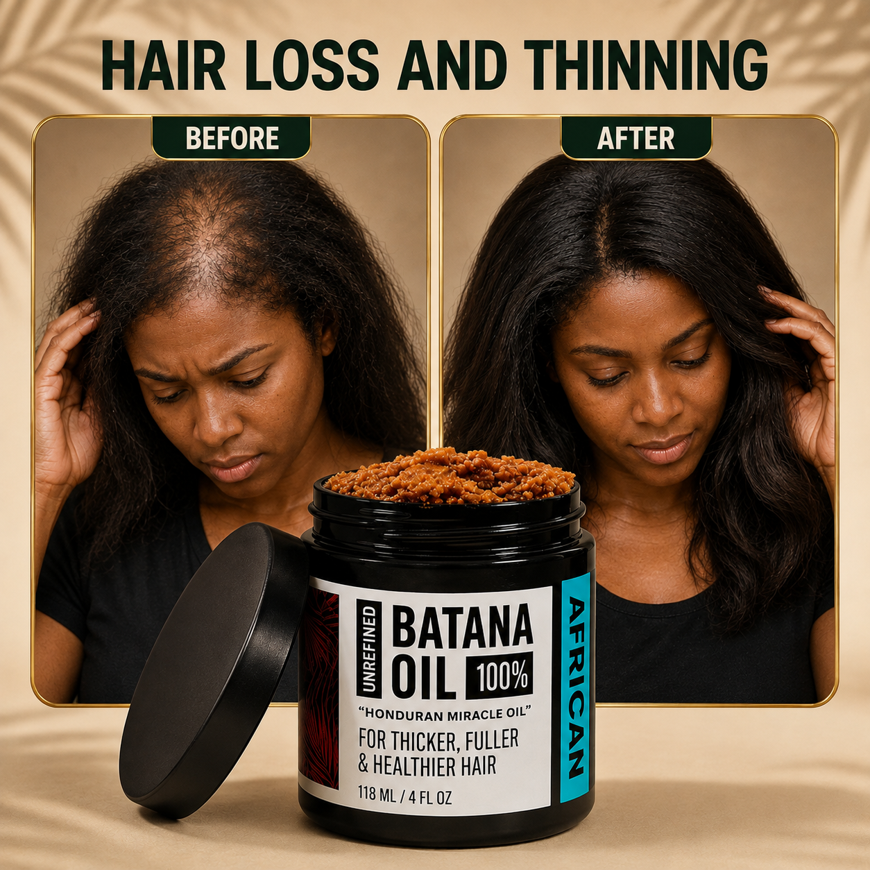 Batana Natural Hair Growth Oil
