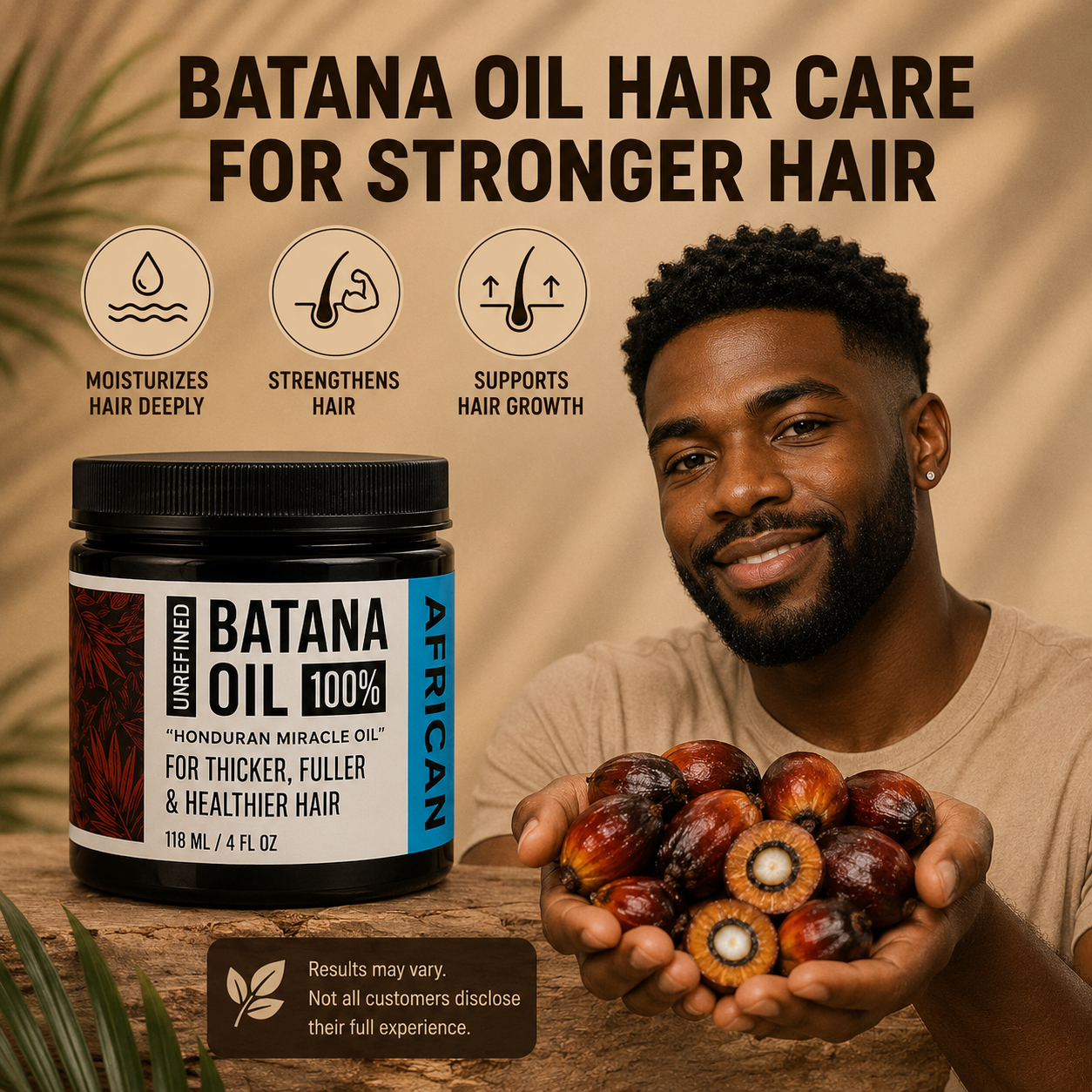 Batana Natural Hair Growth Oil