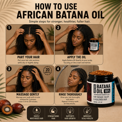 Batana Natural Hair Growth Oil