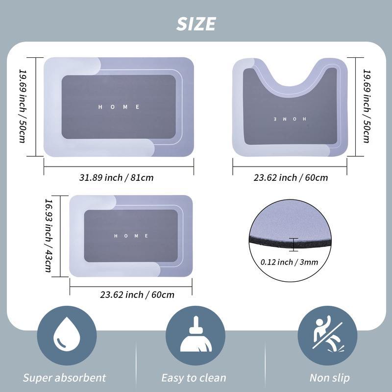 Home Non-Slip Bathroom Mat